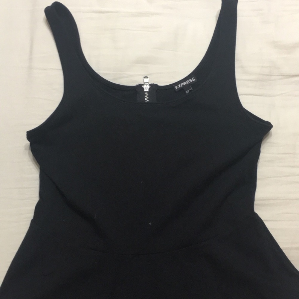 Black Peplum Top